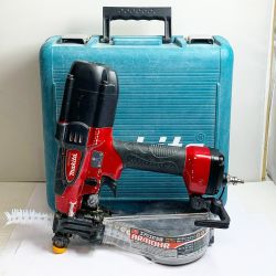 ♭♭ MAKITA マキタ 高圧エアビス打ち機　ケース付 AR410HR レッド Bランク