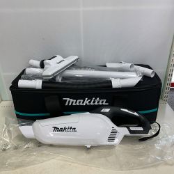 ♭♭ MAKITA マキタ 充電式クリーナー　ゴミパック9枚、ケース付　※バッテリーは付属しておりません CL285FD ホワイト Aランク