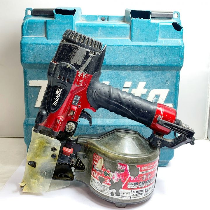 MAKITA マキタ 65mm 高圧エア釘打 ケース（破損あり）付 AN630H レッド｜中古｜なんでもリサイクルビッグバン