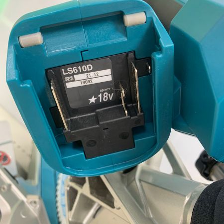  MAKITA マキタ 165ｍｍ　充電式スライド丸のこ　 2021.12年製  LS610D ブルー