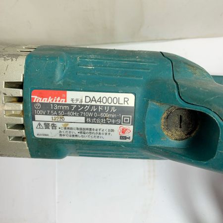  MAKITA マキタ 13mm アングルドリル　本体のみ DA4000LR