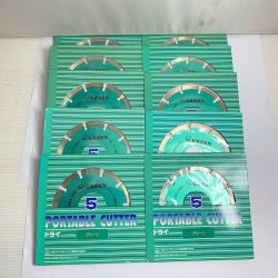 ♭♭ 旭ダイヤモンド工業 ポータブルカッター　ドライ　5　10枚セット【長期保管品】パッケージにヨゴレあり グリーン Sランク