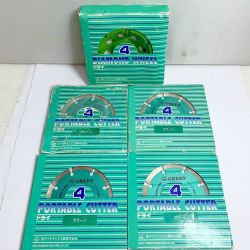 ♭♭ 旭ダイヤモンド工業 ポータブルカッター4　4枚/ダイヤモンド　ホイール4　1枚　長期保管品 Nランク