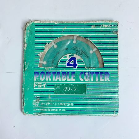  旭ダイヤモンド工業 ポータブルカッター4　4枚/ダイヤモンド　ホイール4　1枚　長期保管品