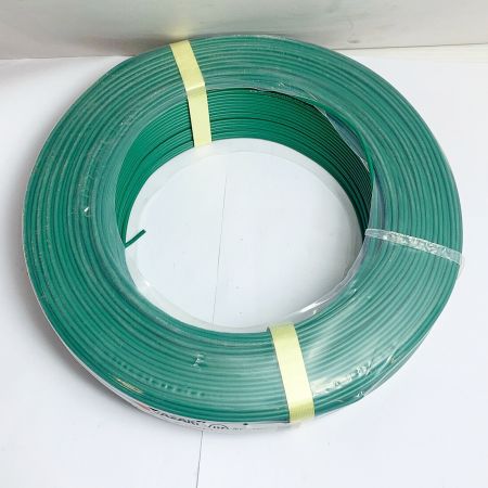  YAZAKI IV(PbF)ケーブル 1.6mm×300m 緑　2024.05製造