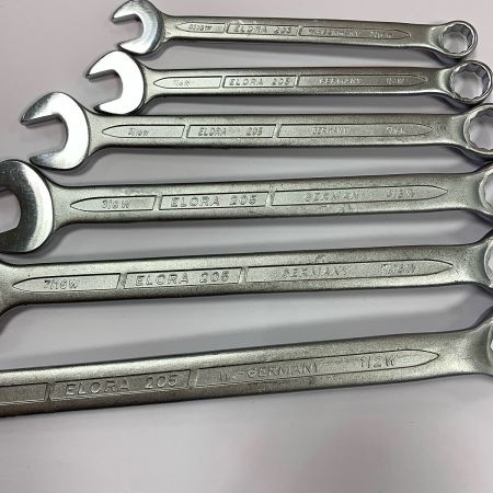  ELORA エローラ　コンビネーションレンチ　6本まとめ 205