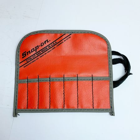  Snap-on スナップオン レンチケースセット　3枚　旧ロゴ 赤
