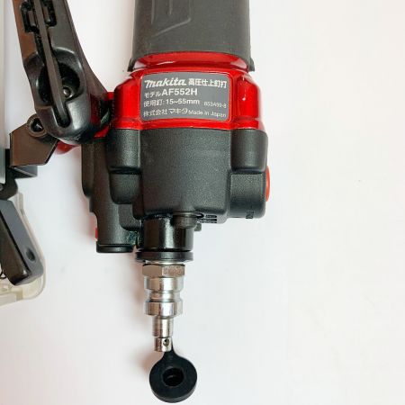  MAKITA マキタ 高圧仕上釘打　ケース付 AF552H レッド