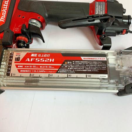  MAKITA マキタ 高圧仕上釘打　ケース付 AF552H レッド
