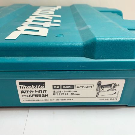  MAKITA マキタ 高圧仕上釘打　ケース付 AF552H レッド