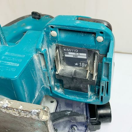  MAKITA マキタ 125mm 充電式防じんマルノコ　本体のみ　2017年製 KS511D