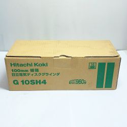 ♭♭ HITACHI 日立 100mm 細径　日立電気ディスクグラインダー　2012年製　未使用 G10SH4 シルバー Sランク