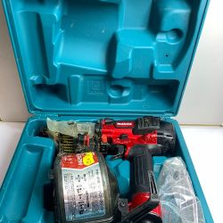 ♭♭ MAKITA マキタ 高圧65ｍｍ　エア釘打　ケース付き AN632H レッド Bランク