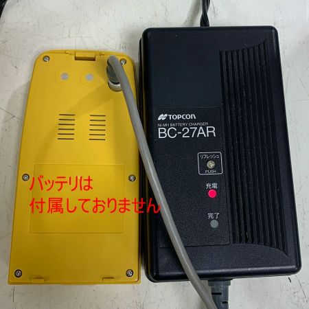  TOPCON  バッテリーチャージャー 動作確認済　※バッテリーは付属しておりません BC-27AR