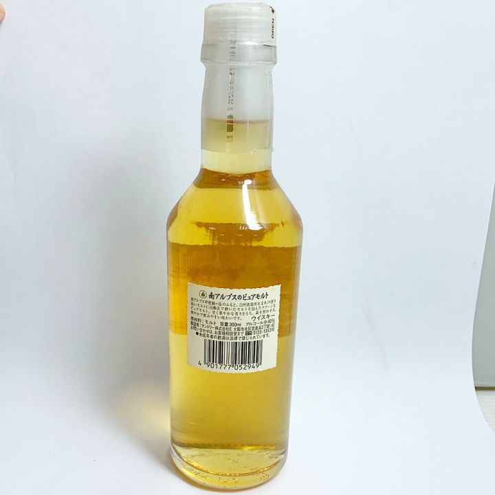 北海道内限定発送】 SUNTORY サントリー 南アルプスのピュアモルト 40度 300ml 未開栓｜中古｜なんでもリサイクルビッグバン