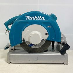 ♭♭ MAKITA マキタ 355ｍｍ　充電式切断機　2022年製　18Ｖ×2　本体のみ LW141D ブルー Bランク