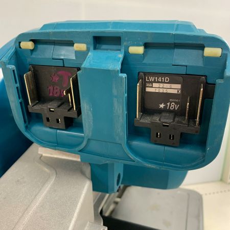  MAKITA マキタ 355ｍｍ　充電式切断機　2022年製　18Ｖ×2　本体のみ LW141D ブルー