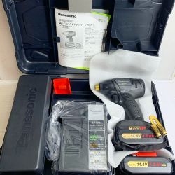 ♭♭ Panasonic パナソニック インパクトドライバ　充電器、バッテリー×2個、ケース付 EZ7544LS2ST1 Sランク