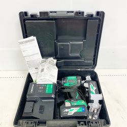 ♭♭ HiKOKI ハイコーキ コードレスインパクトドライバ　充電器・充電池2個・ケース・ビット付 WH36DC Aランク