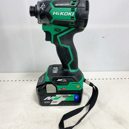  HiKOKI ハイコーキ コードレスインパクトドライバ　充電器・充電池2個・ケース・ビット付 WH36DC