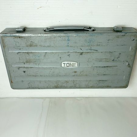  TONE トネ ソケットレンチセット 260 差込角12.7mm(1/2") シルバー インチ 内容19点 260MISO ケースにヨゴレあり