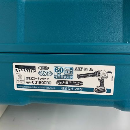  MAKITA マキタ 充電式コーキングガン　18Ｖ　充電器・充電池1個・ケース付　未使用品 CG180DRG