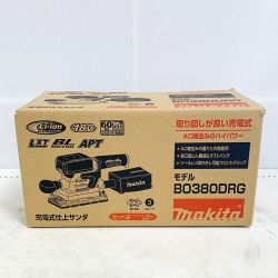 ♭♭ MAKITA マキタ 18ｖ充電式仕上げサンダ　充電器・充電池1個付　未使用品 BO380DRG Sランク