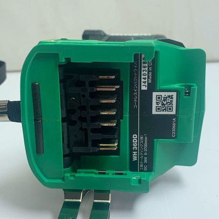  HiKOKI ハイコーキ コードレスインパクトドライバ　本体とケースのみ WH36DD グリーン