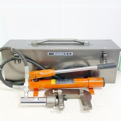 ♭♭ IKURA SEIKI CO.,LTD. 育良精機  主導油圧式パイプ圧着機 ケース付 IS-50AH Bランク