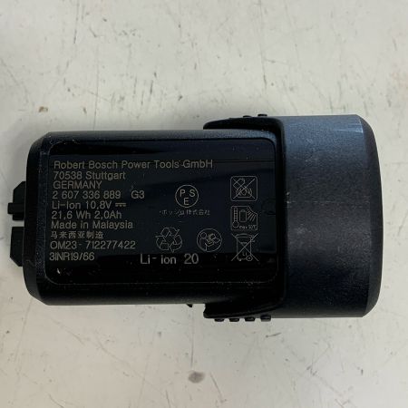  BOSCH ボッシュ 10.8Ｖ　バッテリーシェア　充電器・充電池1個・ケース付 GSC10.8V-LI
