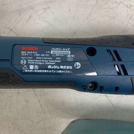  BOSCH ボッシュ 10.8Ｖ　バッテリーシェア　充電器・充電池1個・ケース付 GSC10.8V-LI