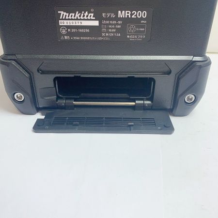  MAKITA マキタ 充電式スピーカー　Bluetoothスピーカー　ACアダプター付 MR200 ブラック