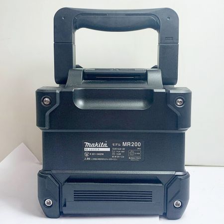  MAKITA マキタ 充電式スピーカー　Bluetoothスピーカー　ACアダプター付 MR200 ブラック