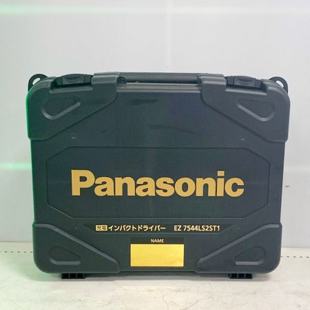  Panasonic パナソニック インパクトドライバ　充電器、バッテリー×2個、ケース付　14.4Ｖ EZ7544LS25T1