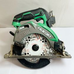 ♭♭ HiKOKI ハイコーキ 本体のみ コードレス式 マルノコ165mm 18v 2019年製　キズあり C3606DA グリーン Cランク