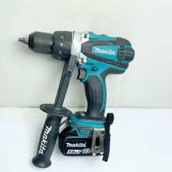 ♭♭ MAKITA マキタ 充電式ドライバドリル　18Ｖ　バッテリー（5.0ＡＨ）1個付 DF458D Bランク