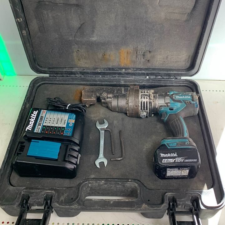 MAKITA マキタ 充電式鉄筋カッター 充電器・充電池1個（充電回数20回）・ケース付 18v サビあり  SC163D｜中古｜なんでもリサイクルビッグバン