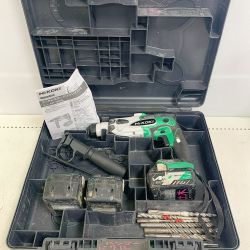♭♭ HiKOKI ハイコーキ 16mm コードレスロータリハンマドリル　　充電池3個 ケース付き　 18v  DH18DSL Bランク