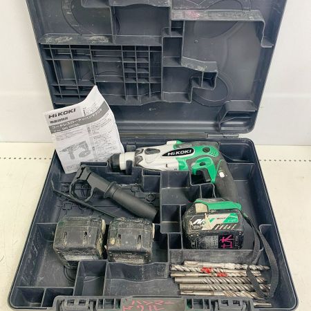  HiKOKI ハイコーキ 16mm コードレスロータリハンマドリル　　充電池3個 ケース付き　 18v  DH18DSL