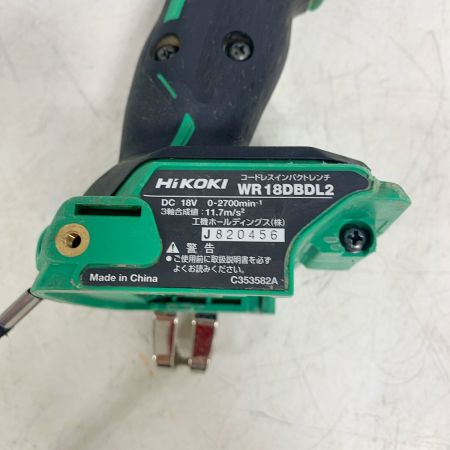  HiKOKI ハイコーキ インパクトレンチ　ソケット付き　充電器・充電池1個・ケース付 WR18DBDL2