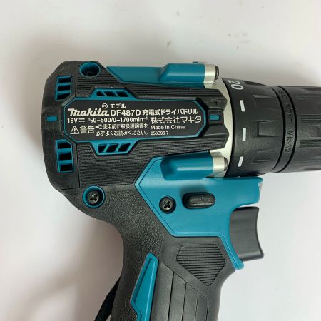  MAKITA マキタ 18V 充電式ドライバドリル　本体のみ DF487D ブルー