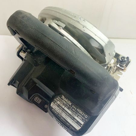  MAKITA マキタ 165mm 18Ｖ　充電式丸ノコ　本体のみ　2020.12製造 キズあり HS631D ブラック