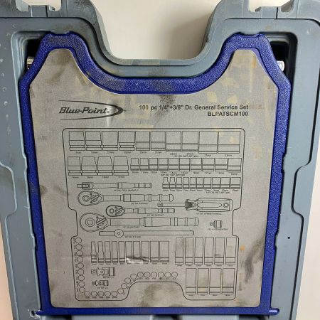  Blue Point ソケット＆レンチセット 100個 ハンドツールセット BLPATSCM100