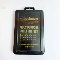 ♭♭ Rodman MULT TIPURPOSE ドリルビットセット　3本　9/16.5/8.3/4 Aランク