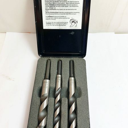  Rodman MULT TIPURPOSE ドリルビットセット　3本　9/16.5/8.3/4
