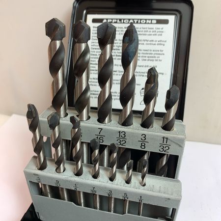  Rodman MUL TIPURPOSE ドリルビットセット　　 1/8  thru 1/2