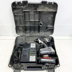 ♭♭ Panasonic パナソニック 充電インパクトドライバー　充電器・充電池2個・ケース付 　 14.4v EZ7546 Bランク