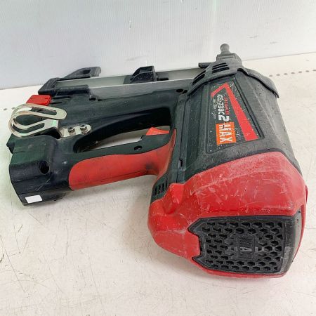  MAX マックス 38mm ガスネイラ　ニカド電池　充電器・充電池2個・ケース付 コードレス式 GS738C2 ブラック