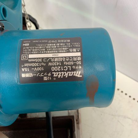  MAKITA マキタ 12型　コードレス式チップソー切断機　赤いヨゴレあり LC1200 ブルー