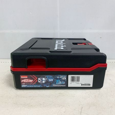  MAKITA マキタ 充電式インパクトドライバ　40V　充電器・充電池2個・ケース付 TD002GRDX